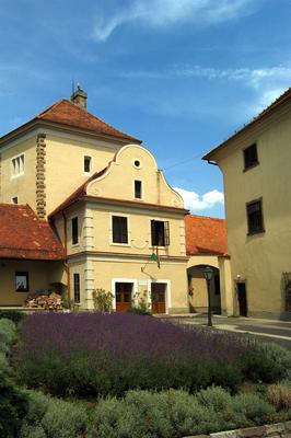 Devecser, Esterházy-kastély-stock-foto