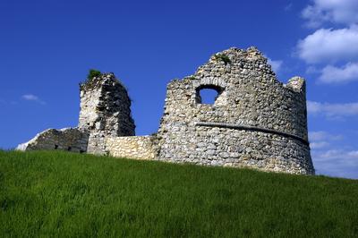 Döbrönte, Szarvaskő vára-stock-foto