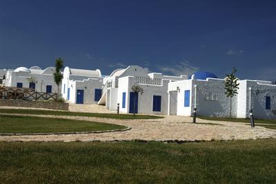 A balatonfüredi Görög falu-stock-foto