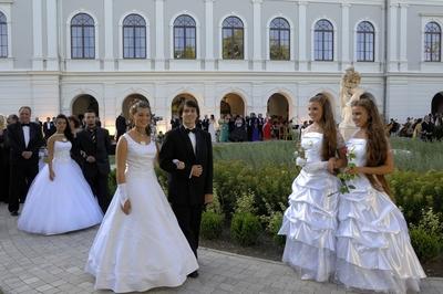 A 184. Anna-bál Balatonfüreden-stock-foto