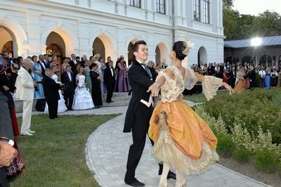 A 184. Anna-bál Balatonfüreden-stock-foto