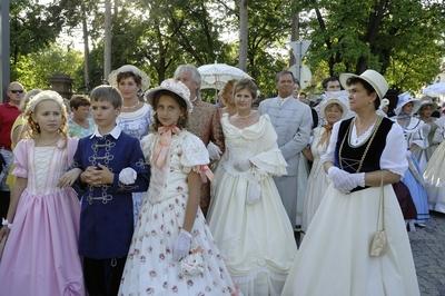 A 184. Anna-bál Balatonfüreden-stock-foto