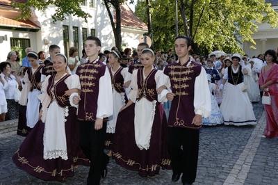 A 184. Anna-bál Balatonfüreden-stock-foto