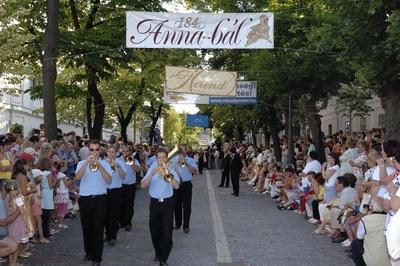 A 184. Anna-bál Balatonfüreden-stock-foto