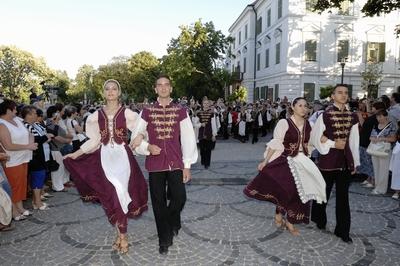 A 184. Anna-bál Balatonfüreden-stock-foto