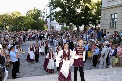 A 184. Anna-bál Balatonfüreden-stock-foto