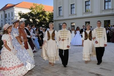 A 184. Anna-bál Balatonfüreden-stock-foto