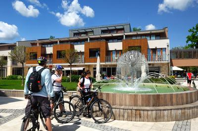 Balatonfüred belvárosa-stock-foto
