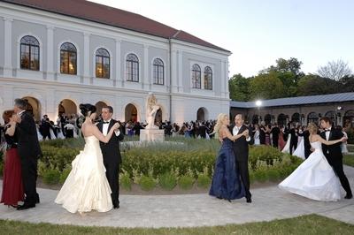 A 184. Anna-bál Balatonfüreden-stock-foto