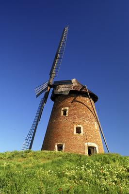 Szélmalom, Kengyel-stock-foto