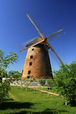 Szélmalom, Karcag-stock-foto