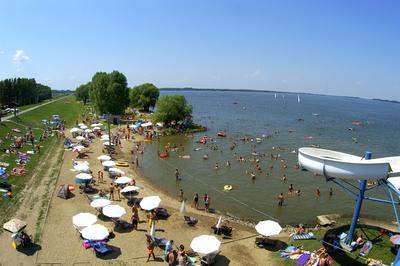 Tisza-tó strand, Abádszalók-stock-foto