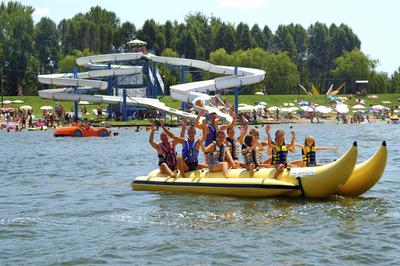 Tisza-tó strand, Abádszalók-stock-foto