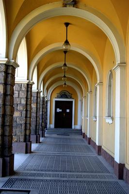 A Tisza Szálló és Gyógyfürdő, Szolnok-stock-foto