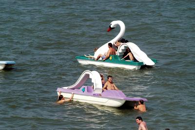 Tisza-tó strand, Abádszalók-stock-foto