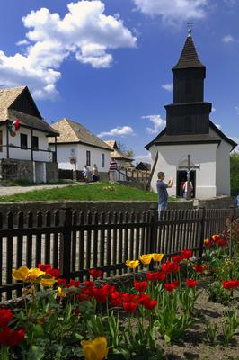 Hollókő-stock-foto