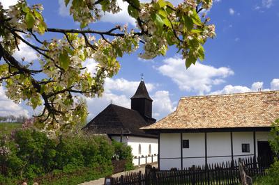 Hollókő-stock-foto