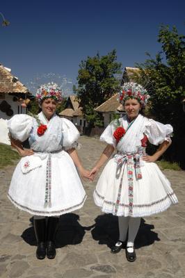 Hollókő-stock-foto