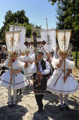 Hollókő-stock-foto