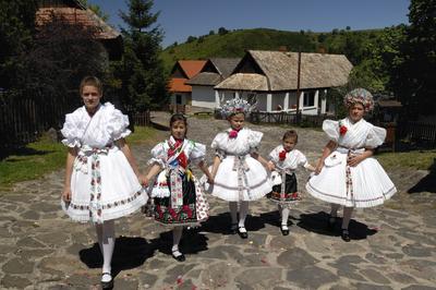 Hollókő-stock-foto