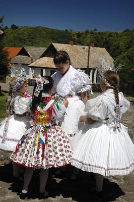 Hollókő-stock-foto