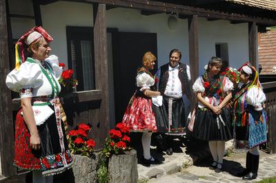 Hollókő-stock-foto