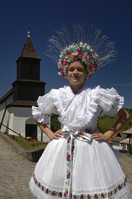 Hollókő-stock-foto