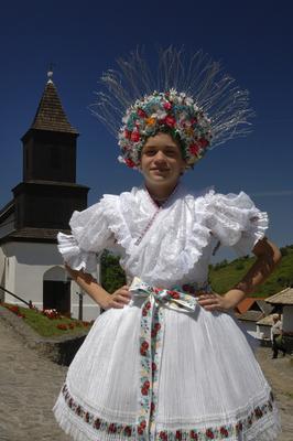 Hollókő-stock-foto