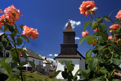 Hollókő-stock-foto