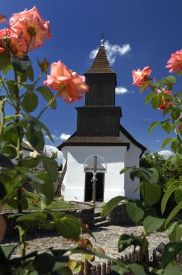 Hollókő-stock-foto