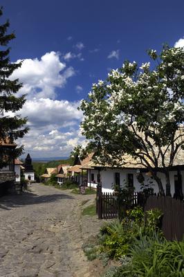 Hollókő-stock-foto