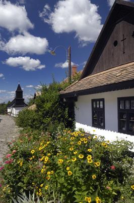 Hollókő-stock-foto