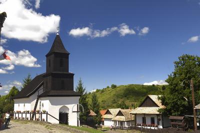 Hollókő-stock-foto