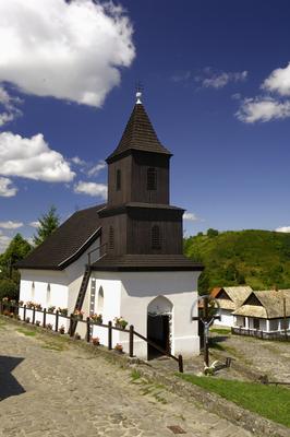Hollókő-stock-foto