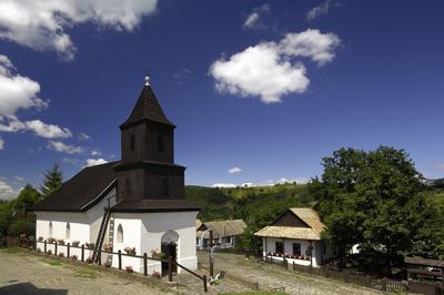 Hollókő-stock-foto