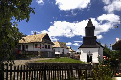 Hollókő-stock-foto
