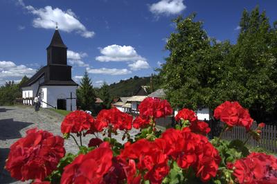 Hollókő-stock-foto