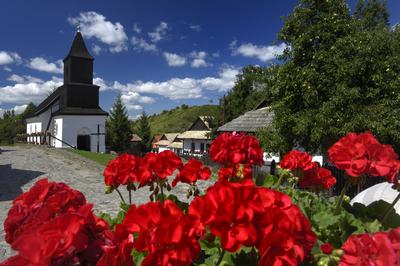 Hollókő-stock-foto