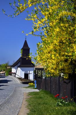 Hollókő-stock-foto