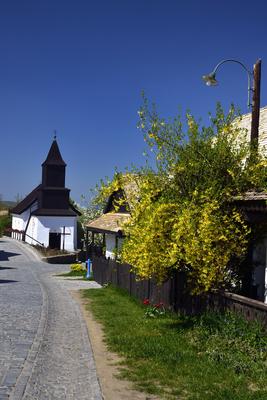 Hollókő-stock-foto