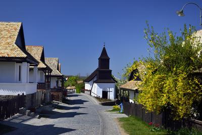Hollókő-stock-foto