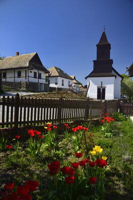 Hollókő-stock-foto