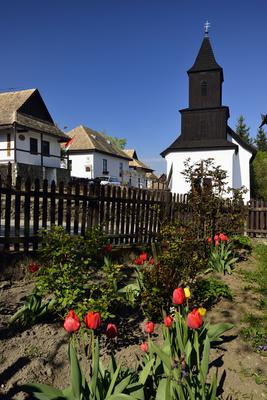 Hollókő-stock-foto