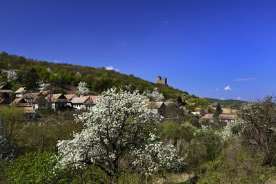 Hollókő-stock-foto