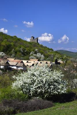 Hollókő-stock-foto