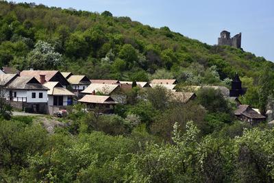 Hollókő-stock-foto