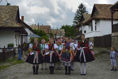 Hollókő-stock-foto