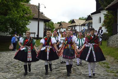 Hollókő-stock-foto