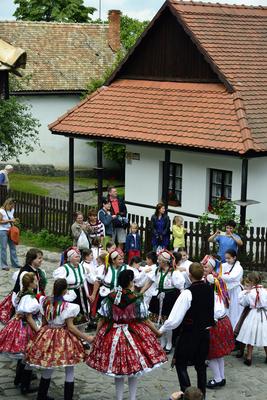 Hollókő-stock-foto