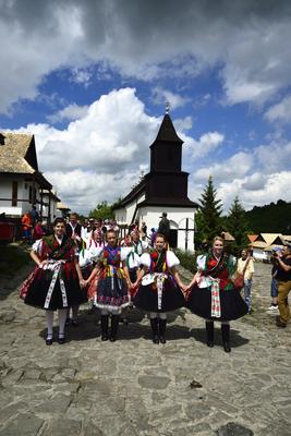 Hollókő-stock-foto
